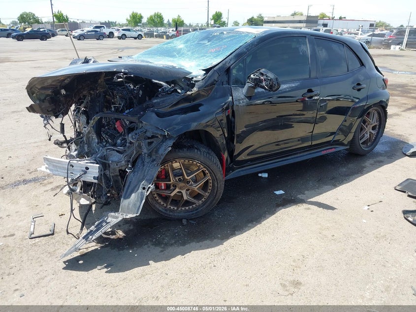 2023 Toyota Corolla VIN JTNABAAE4PA006723 IAAI salvage auction — FRONT & REAR, Non-Repairable (California), sold $950 on 2026-07-15 (photo 2)