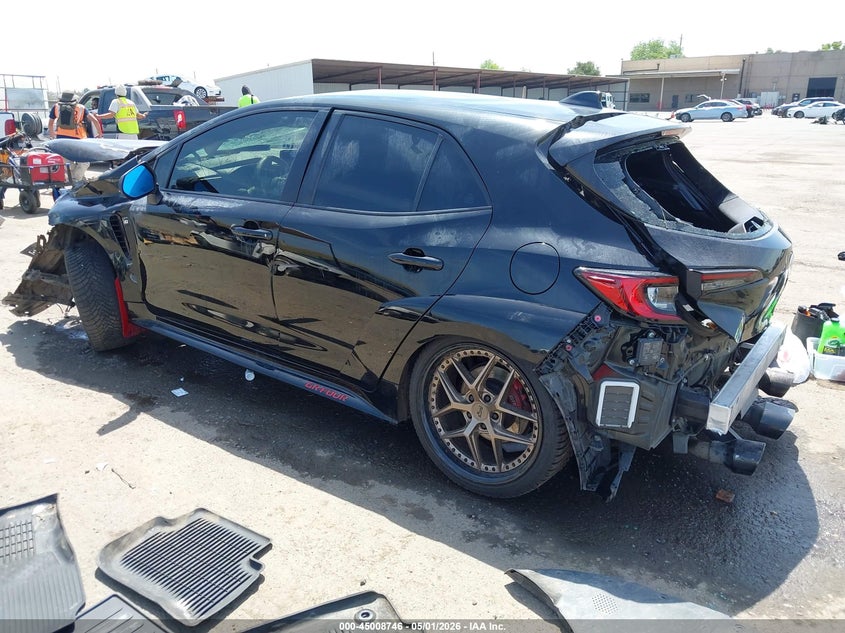 2023 Toyota Corolla VIN JTNABAAE4PA006723 IAAI salvage auction — FRONT & REAR, Non-Repairable (California), sold $950 on 2026-07-15 (photo 3)