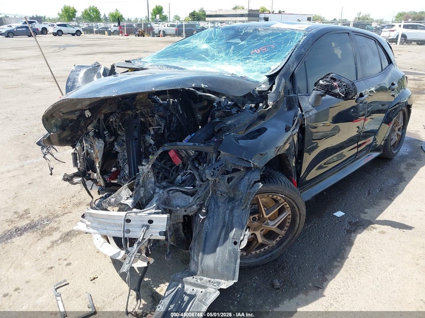2023 Toyota Corolla VIN JTNABAAE4PA006723 IAAI salvage auction — FRONT & REAR, Non-Repairable (California), sold $950 on 2026-07-15 (photo 6)