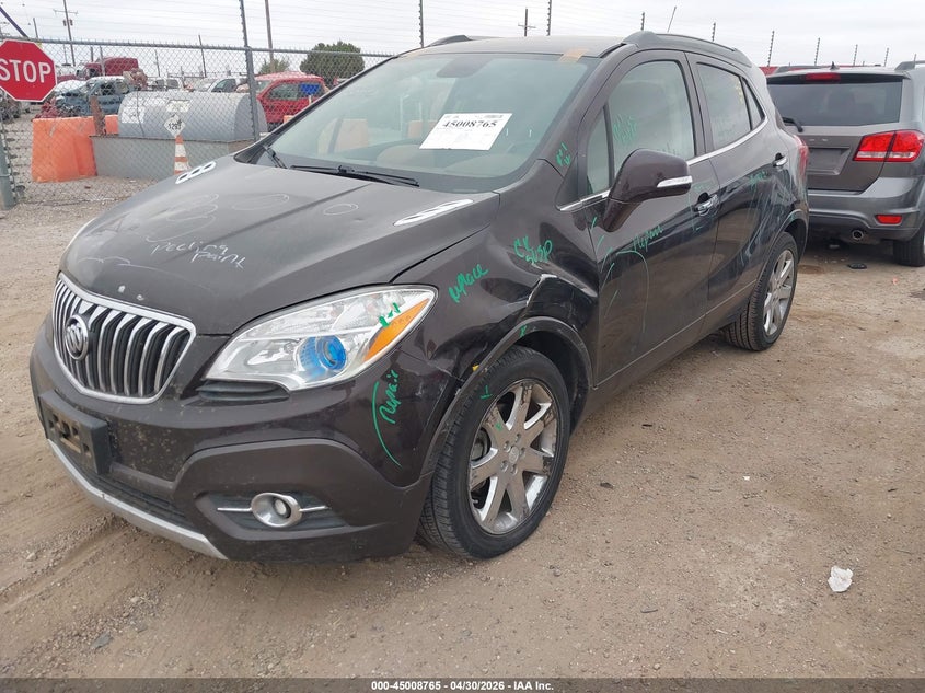 2016 Buick Encore VIN KL4CJCSB1GB621864 IAAI salvage auction — SIDE, Original (Texas), sold $1,300 on 2026-07-21 (photo 2)