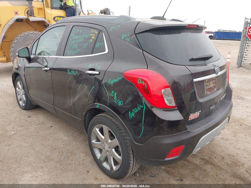 2016 Buick Encore VIN KL4CJCSB1GB621864 IAAI salvage auction — SIDE, Original (Texas), sold $1,300 on 2026-07-21 (photo 3)