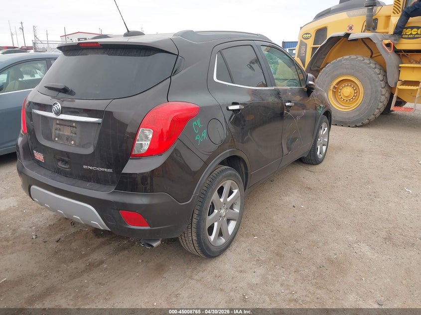 2016 Buick Encore VIN KL4CJCSB1GB621864 IAAI salvage auction — SIDE, Original (Texas), sold $1,300 on 2026-07-21 (photo 4)