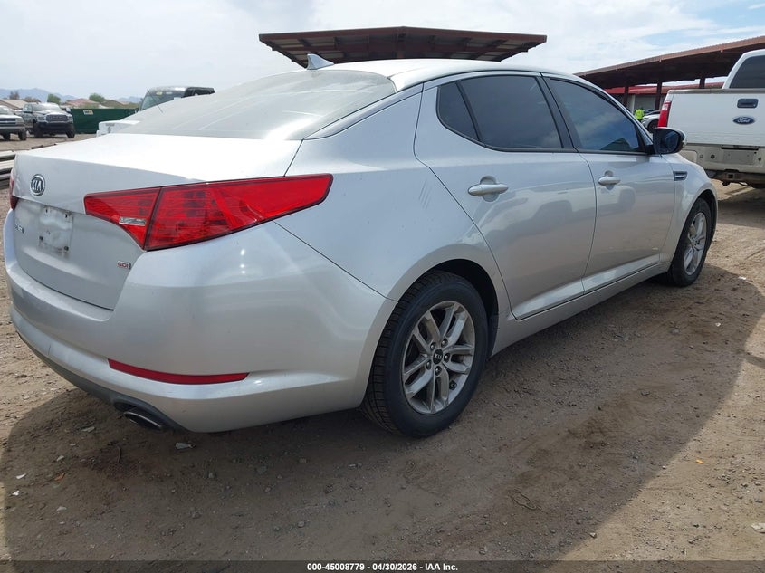 2011 Kia Optima VIN KNAGM4A76B5165172 IAAI salvage auction — NORMAL WEAR, Salvage (Texas), sold $1,350 on 2026-07-07 (photo 4)
