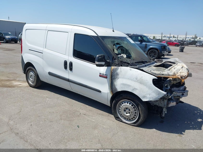 2021 Ram Promaster city VIN ZFBHRFAB9M6V29366 IAAI salvage auction — ENGINE BURN, Wait Title, sold $425 on 2026-07-29 (photo 1)