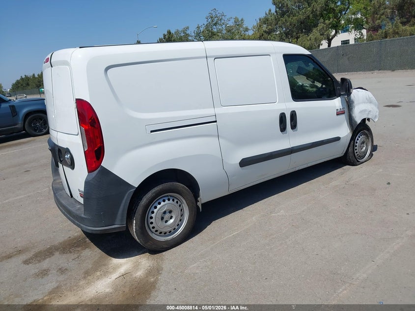 2021 Ram Promaster city VIN ZFBHRFAB9M6V29366 IAAI salvage auction — ENGINE BURN, Wait Title, sold $425 on 2026-07-29 (photo 4)