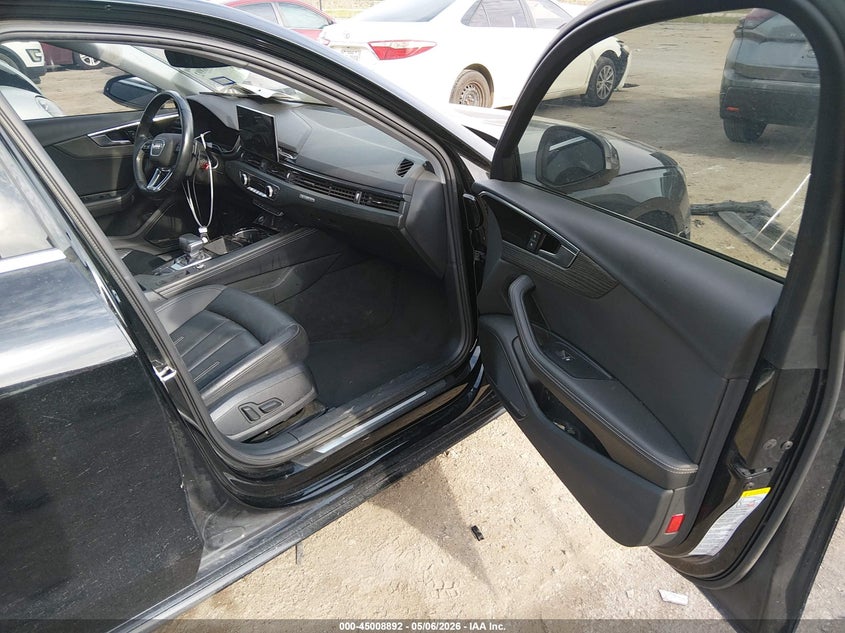 2021 Audi A4 VIN WAUBBAF4XMN009023 IAAI salvage auction — FRONT END, Original (Texas), sold $7,200 on 2026-07-28 (photo 5)