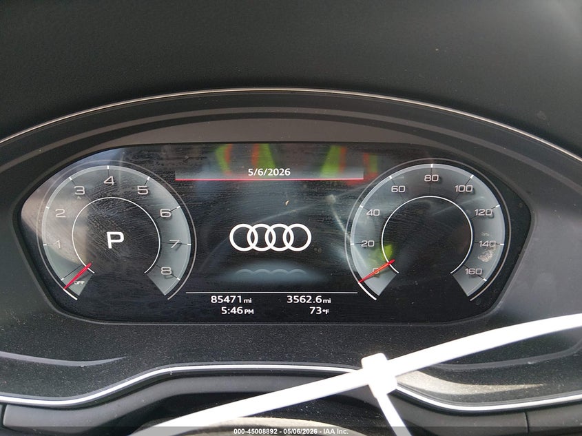 2021 Audi A4 VIN WAUBBAF4XMN009023 IAAI salvage auction — FRONT END, Original (Texas), sold $7,200 on 2026-07-28 (photo 7)