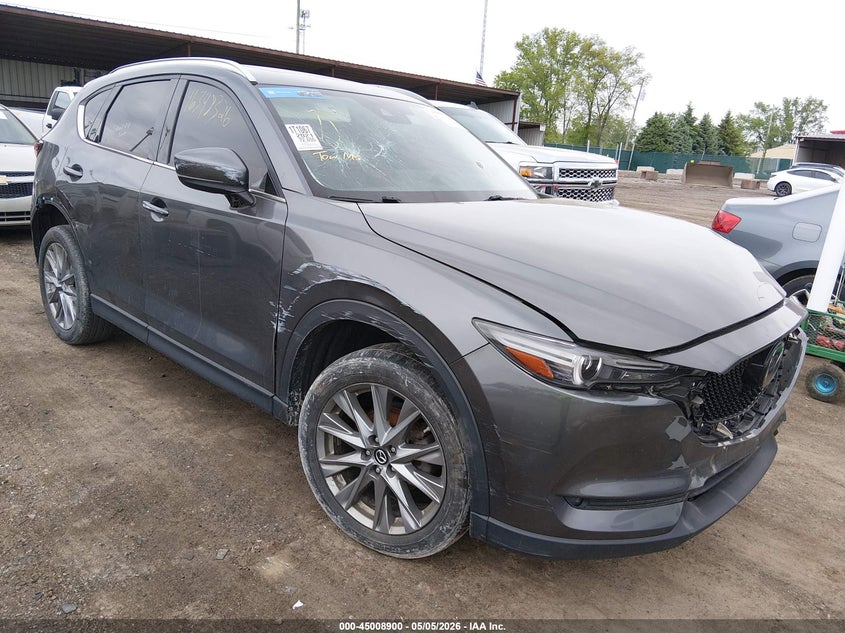 2021 Mazda Cx-5 VIN JM3KFBDMXM0412519 IAAI salvage auction — LEFT FRONT, Clear (Colorado), sold $6,025 on 2026-07-08 (photo 1)