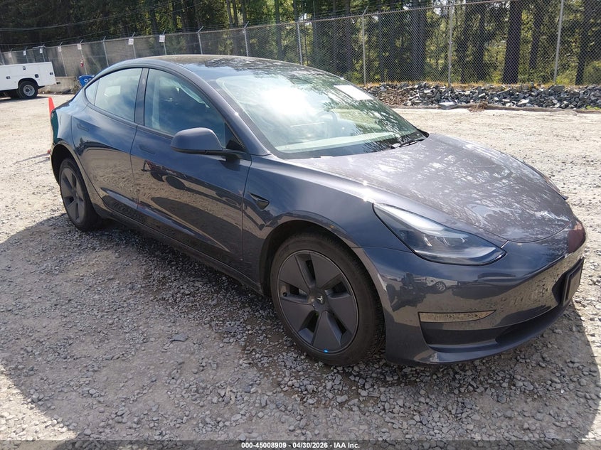2023 Tesla Model 3 VIN 5YJ3E1EA5PF411377 IAAI salvage auction — LEFT FRONT, Bill Of Sale (Washington), sold $5,800 on 2026-07-29 (photo 1)