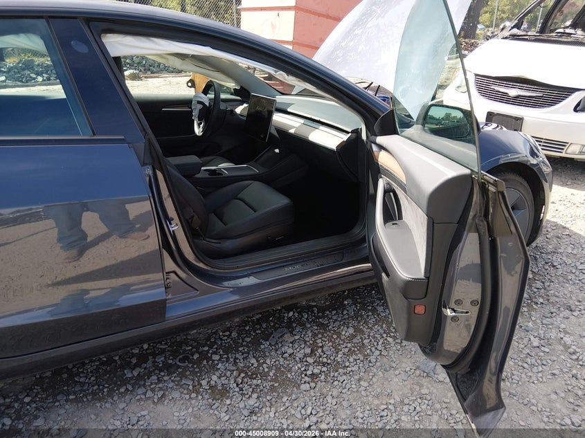 2023 Tesla Model 3 VIN 5YJ3E1EA5PF411377 IAAI salvage auction — LEFT FRONT, Bill Of Sale (Washington), sold $5,800 on 2026-07-29 (photo 5)