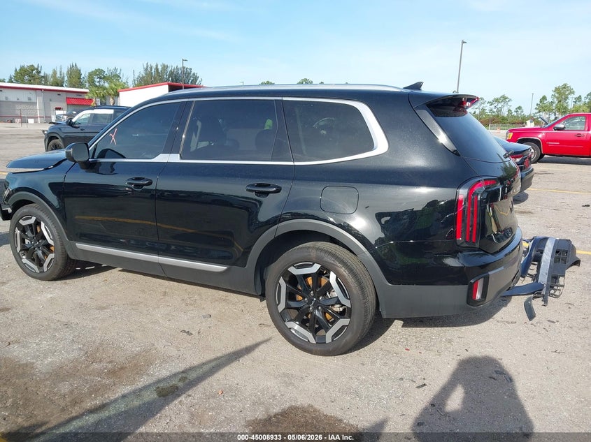 2025 Kia Telluride VIN 5XYP34GC5SG603150 IAAI salvage auction — FRONT END, Certificate Of Destruction (Florida), sold $9,200 on 2026-07-06 (photo 3)