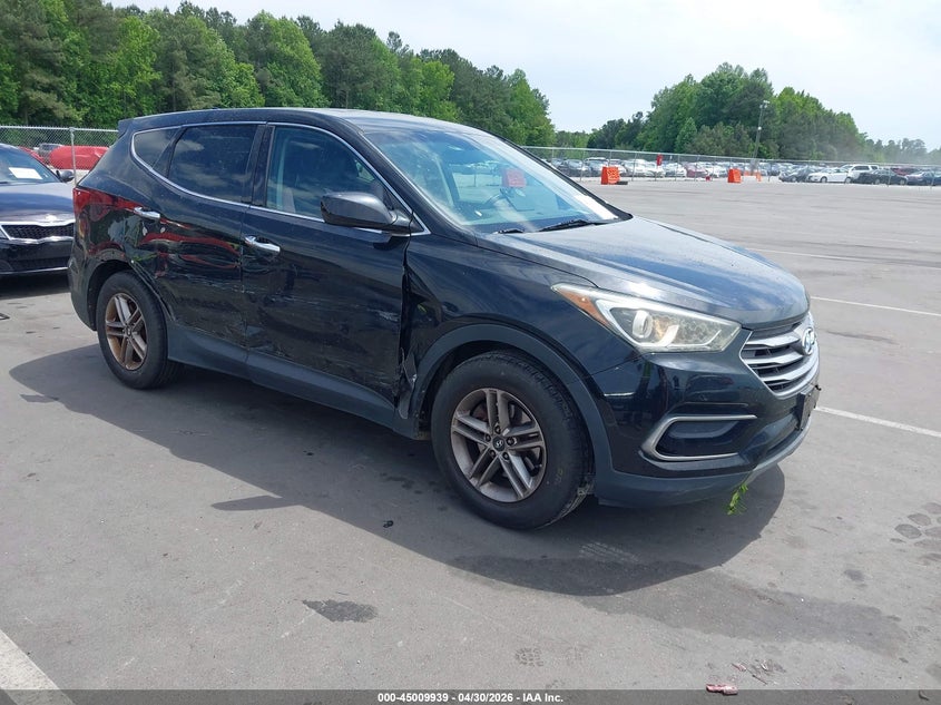 2017 Hyundai Santa fe VIN 5XYZT3LB5HG384800 IAAI salvage auction — LEFT REAR, Salvage (Idaho), sold $1,900 on 2026-07-15 (photo 1)