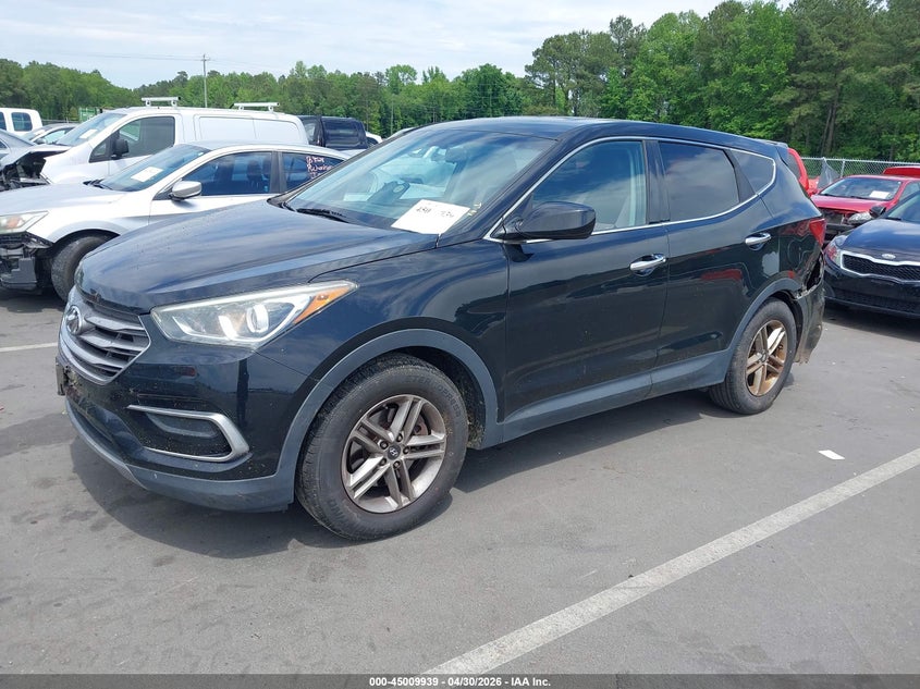 2017 Hyundai Santa fe VIN 5XYZT3LB5HG384800 IAAI salvage auction — LEFT REAR, Salvage (Idaho), sold $1,900 on 2026-07-15 (photo 2)