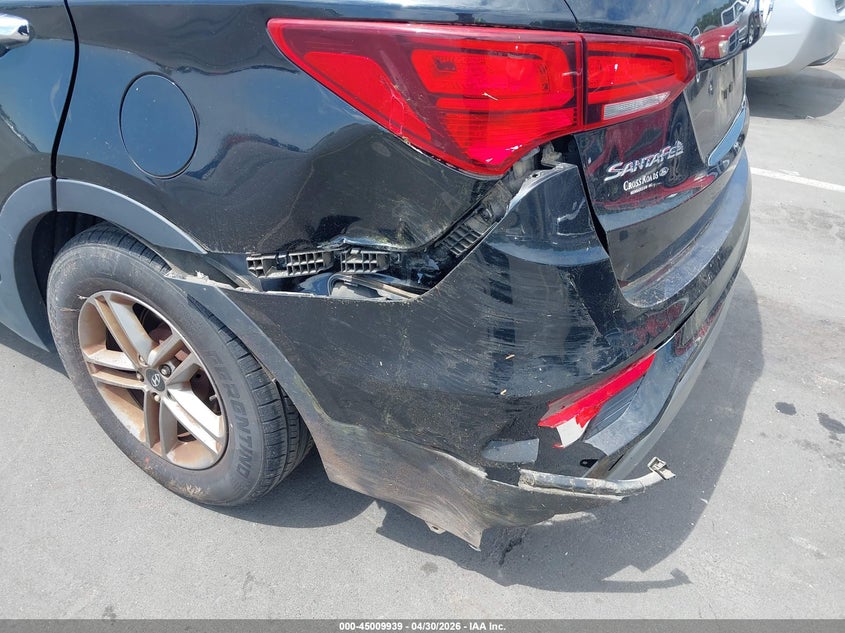 2017 Hyundai Santa fe VIN 5XYZT3LB5HG384800 IAAI salvage auction — LEFT REAR, Salvage (Idaho), sold $1,900 on 2026-07-15 (photo 6)