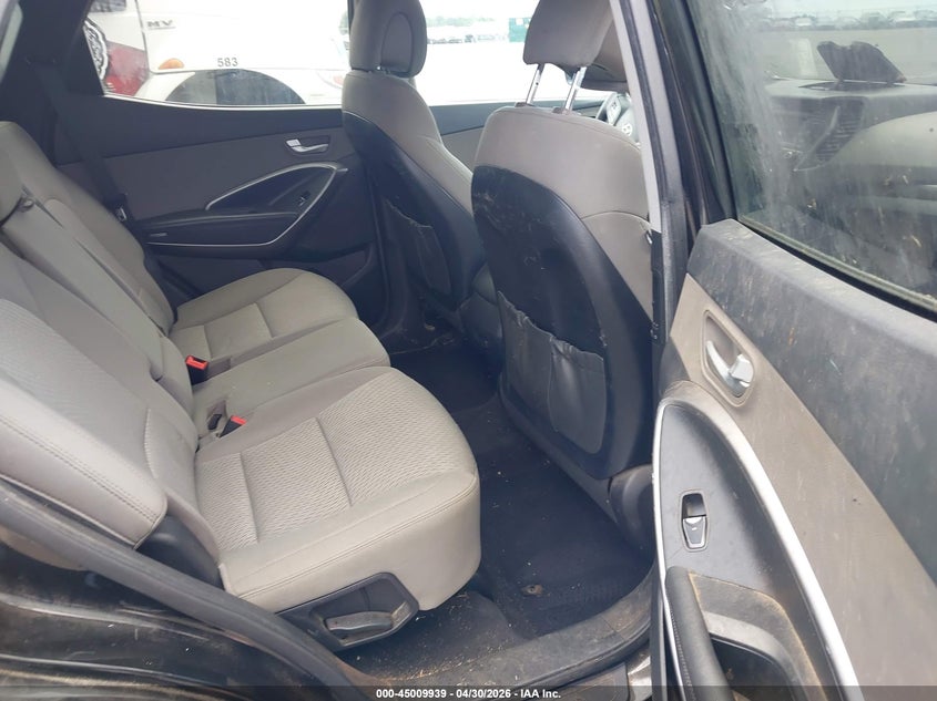2017 Hyundai Santa fe VIN 5XYZT3LB5HG384800 IAAI salvage auction — LEFT REAR, Salvage (Idaho), sold $1,900 on 2026-07-15 (photo 8)