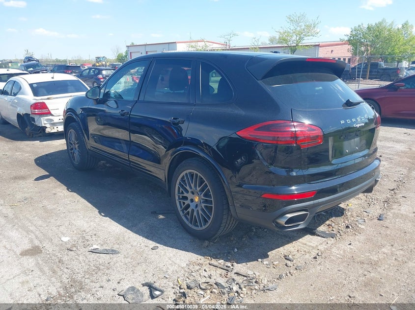 2017 Porsche Cayenne VIN WP1AA2A20HKA81576 IAAI salvage auction — REAR END, Clear (Michigan), sold $12,000 on 2026-07-09 (photo 3)