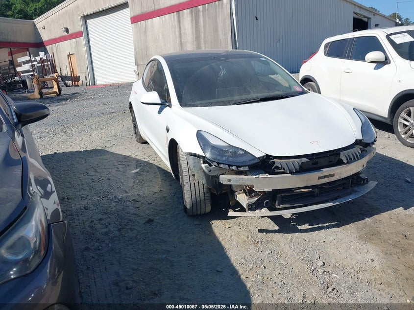 2022 Tesla Model 3 VIN 5YJ3E1EB0NF105127 IAAI salvage auction — ALL OVER, Salvage (Georgia), sold $5,600 on 2026-07-23 (photo 1)