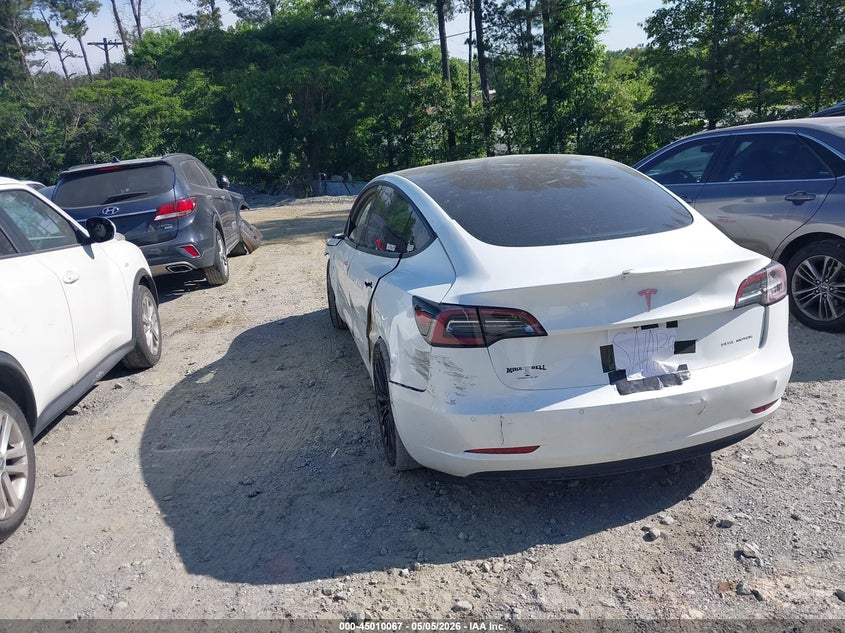2022 Tesla Model 3 VIN 5YJ3E1EB0NF105127 IAAI salvage auction — ALL OVER, Salvage (Georgia), sold $5,600 on 2026-07-23 (photo 3)