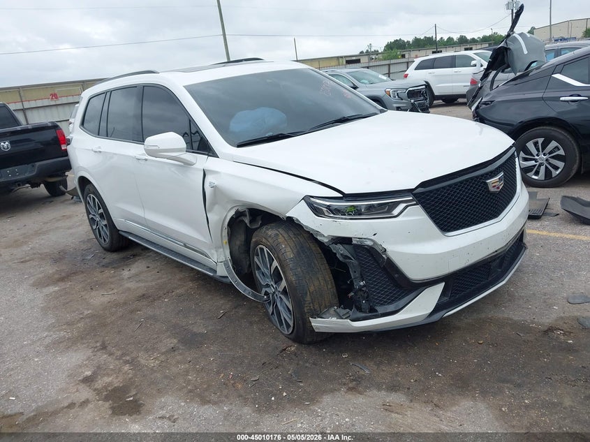 2021 Cadillac Xt6 VIN 1GYKPGRSXMZ204494 IAAI salvage auction — RIGHT FRONT, Original (Texas), sold $8,200 on 2026-07-22 (photo 1)