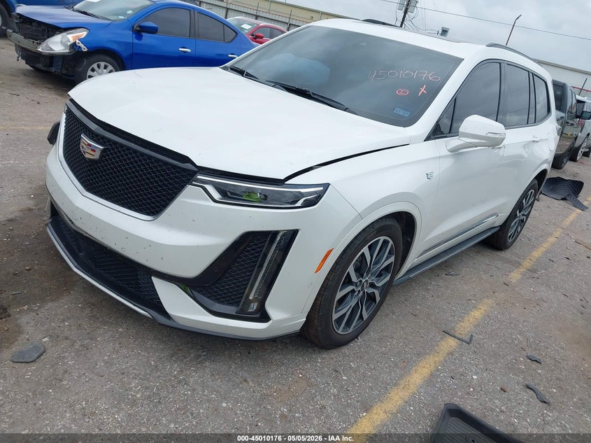 2021 Cadillac Xt6 VIN 1GYKPGRSXMZ204494 IAAI salvage auction — RIGHT FRONT, Original (Texas), sold $8,200 on 2026-07-22 (photo 2)