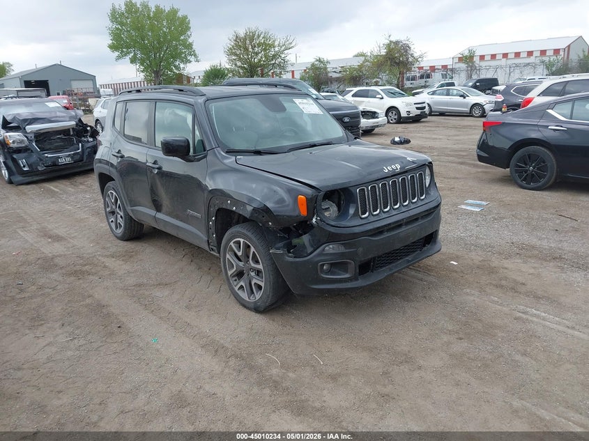 2017 Jeep Renegade VIN ZACCJBBBXHPG09753 IAAI salvage auction — FRONT END, Salvage (Illinois), sold $1,000 on 2026-07-27 (photo 1)