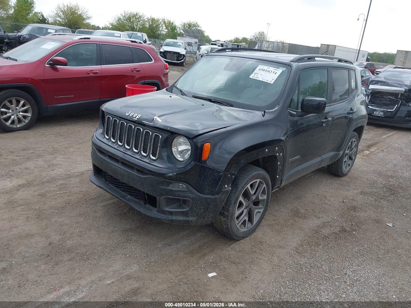 2017 Jeep Renegade VIN ZACCJBBBXHPG09753 IAAI salvage auction — FRONT END, Salvage (Illinois), sold $1,000 on 2026-07-27 (photo 2)