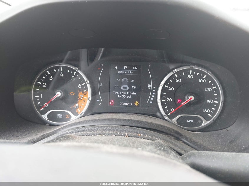 2017 Jeep Renegade VIN ZACCJBBBXHPG09753 IAAI salvage auction — FRONT END, Salvage (Illinois), sold $1,000 on 2026-07-27 (photo 7)
