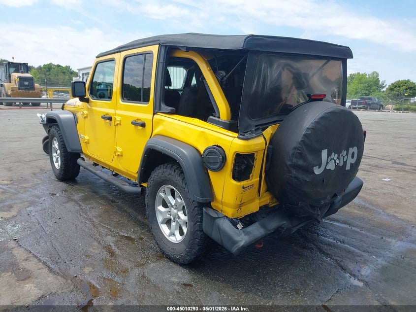 2021 Jeep Wrangler / VIN 1C4HJXDN5MW755632 IAAI salvage auction — REAR END, Salvage (North Carolina), sold $7,550 on 2026-07-30 (photo 6)