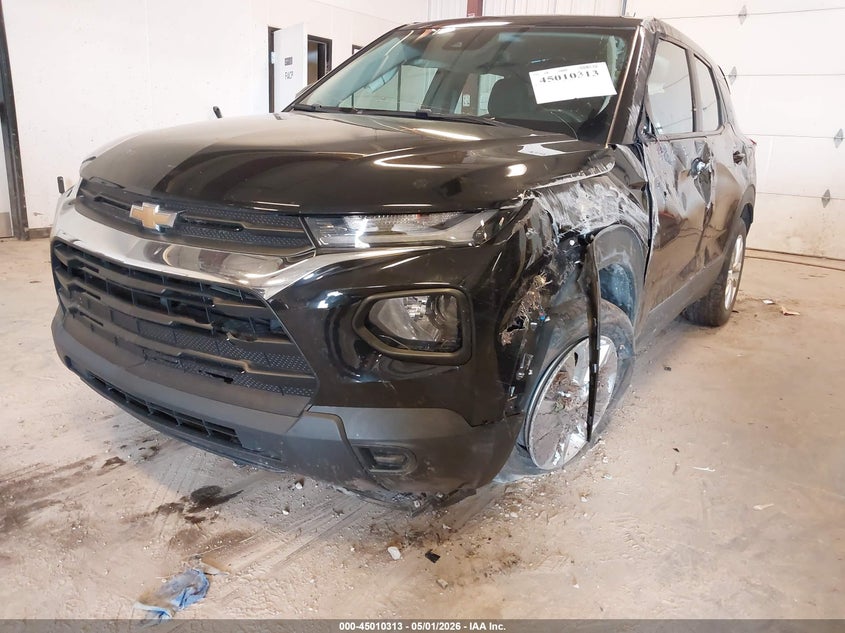 2022 Chevrolet Trailblazer VIN KL79MNSL5NB021399 IAAI salvage auction — LEFT SIDE, Scrap (Michigan), sold $1,700 on 2026-07-14 (photo 6)