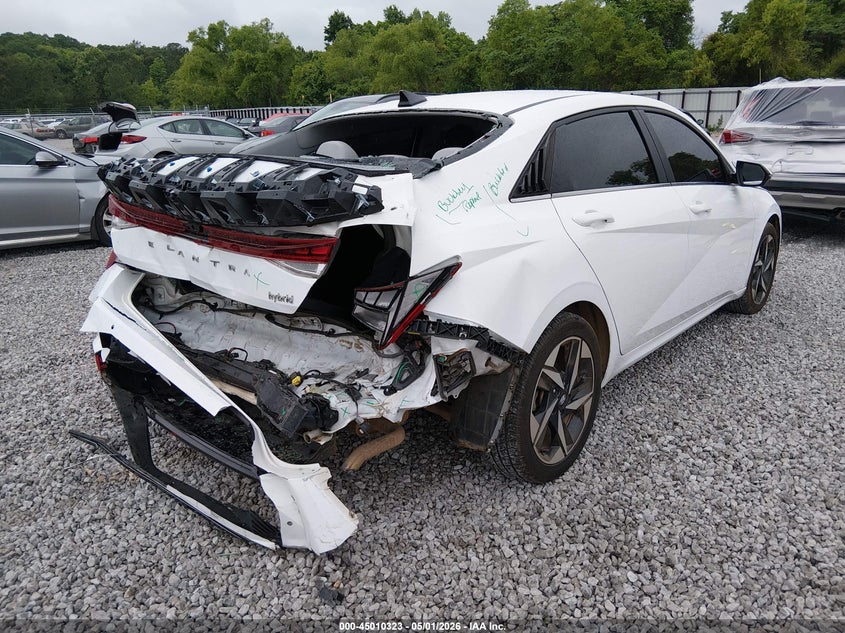 2023 Hyundai Elantra VIN KMHLN4AJ5PU062912 IAAI salvage auction — REAR END, Salvage (Alabama), sold $4,900 on 2026-07-16 (photo 4)