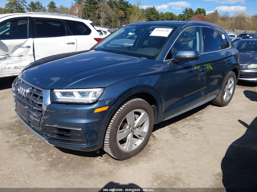2018 Audi Q5 VIN WA1BNAFY4J2130957 IAAI salvage auction — FRONT END, Salvage (Massachusetts), sold $7,400 on 2026-07-24 (photo 2)