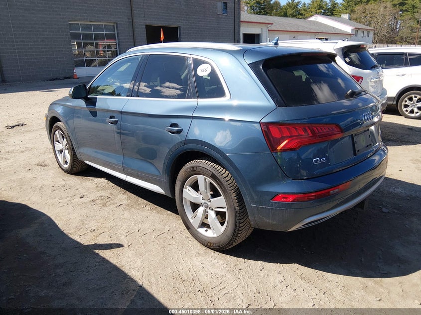 2018 Audi Q5 VIN WA1BNAFY4J2130957 IAAI salvage auction — FRONT END, Salvage (Massachusetts), sold $7,400 on 2026-07-24 (photo 3)