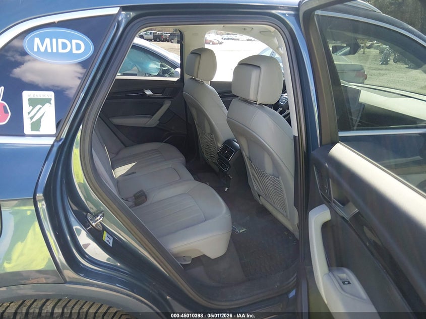 2018 Audi Q5 VIN WA1BNAFY4J2130957 IAAI salvage auction — FRONT END, Salvage (Massachusetts), sold $7,400 on 2026-07-24 (photo 8)