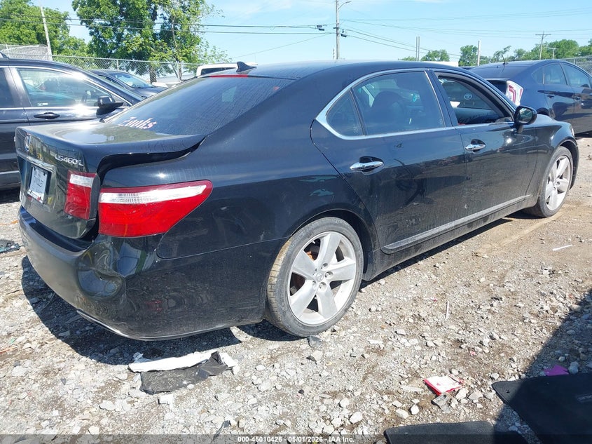 2008 Lexus Ls 460 VIN JTHGL46F185029433 IAAI salvage auction — FRONT END, Salvage (Tennessee), sold $875 on 2026-08-01 (photo 4)