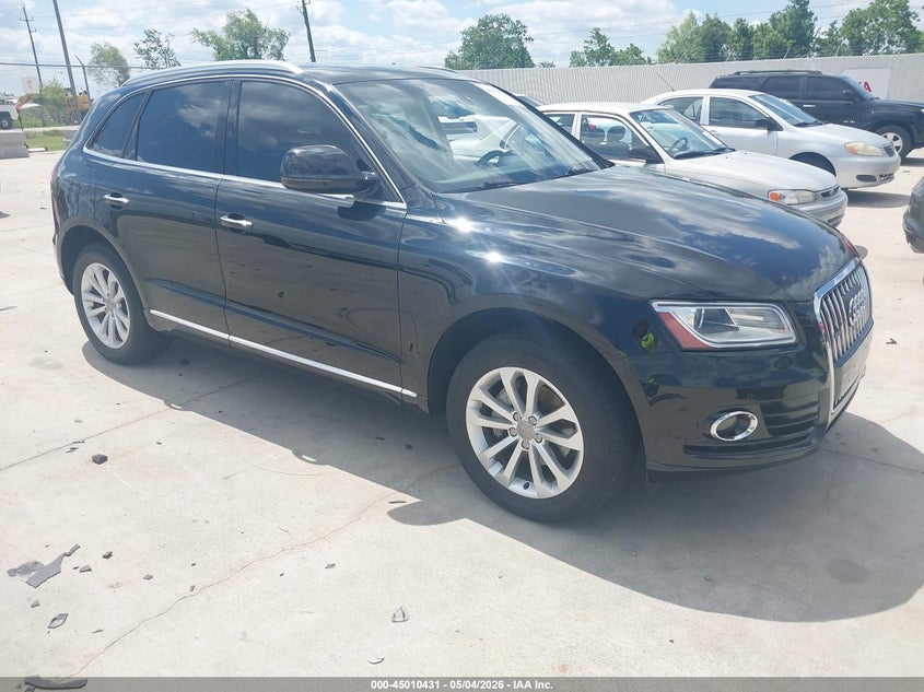 2016 Audi Q5 VIN WA1L2AFP0GA146446 IAAI salvage auction — LEFT SIDE, Salvage (Texas), sold $3,200 on 2026-07-24 (photo 1)