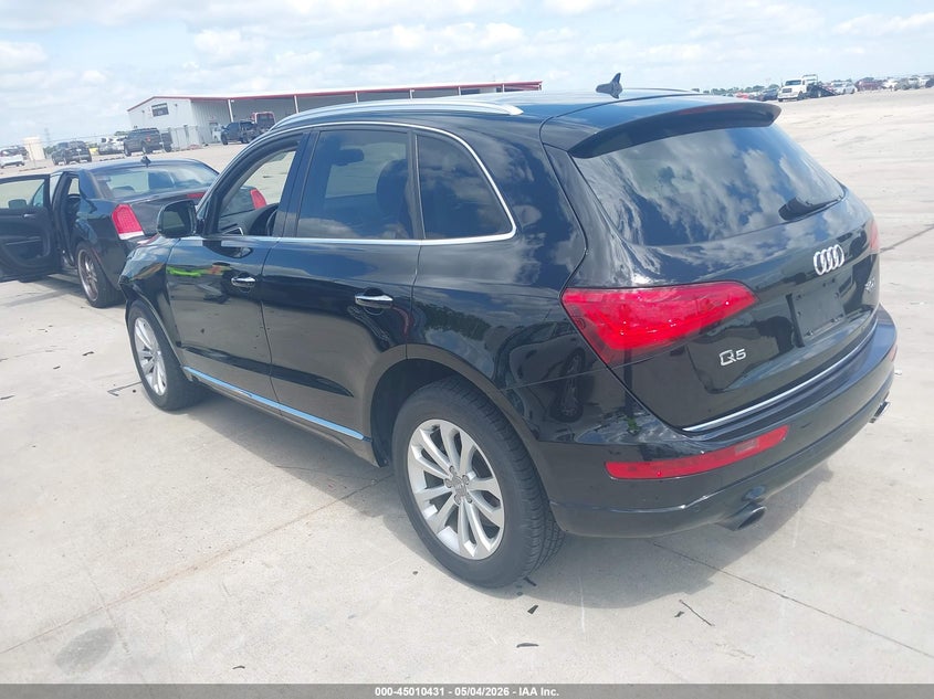 2016 Audi Q5 VIN WA1L2AFP0GA146446 IAAI salvage auction — LEFT SIDE, Salvage (Texas), sold $3,200 on 2026-07-24 (photo 3)