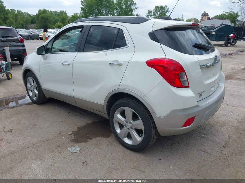 2016 Buick Encore VIN KL4CJCSB9GB546346 IAAI salvage auction — HAIL, Salvage (Kansas), sold $2,000 on 2026-07-29 (photo 3)