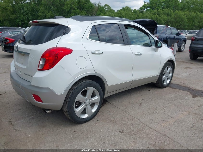 2016 Buick Encore VIN KL4CJCSB9GB546346 IAAI salvage auction — HAIL, Salvage (Kansas), sold $2,000 on 2026-07-29 (photo 4)