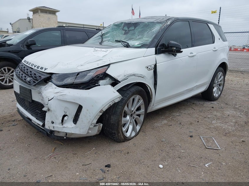 2022 Land rover Discovery sport VIN SALCL2FX9NH908341 IAAI salvage auction — ROLLOVER, Salvage (Texas), sold $3,300 on 2026-07-13 (photo 2)