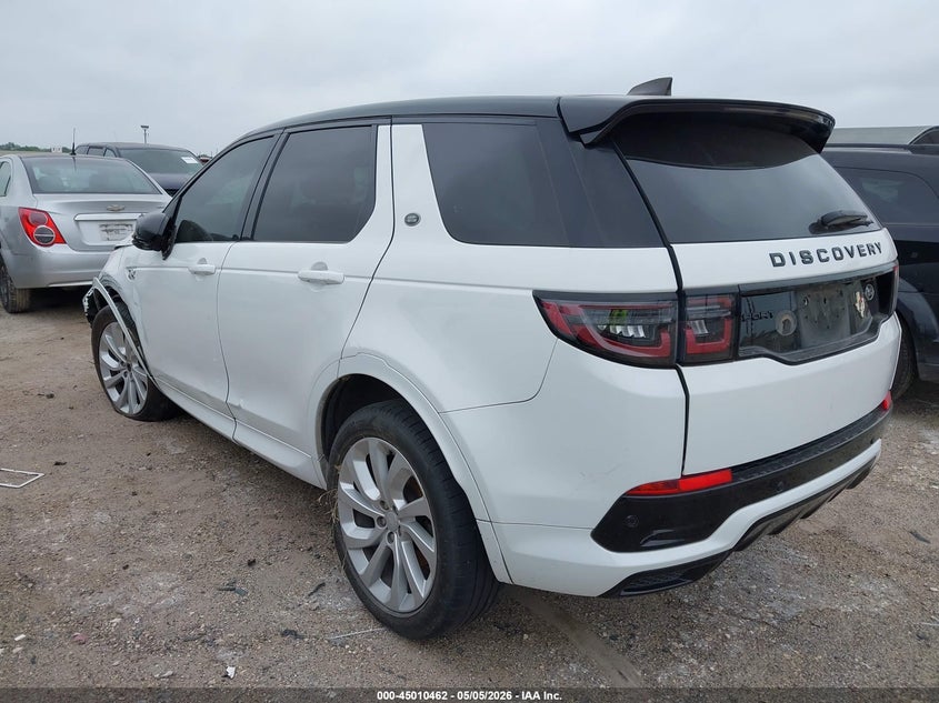 2022 Land rover Discovery sport VIN SALCL2FX9NH908341 IAAI salvage auction — ROLLOVER, Salvage (Texas), sold $3,300 on 2026-07-13 (photo 3)