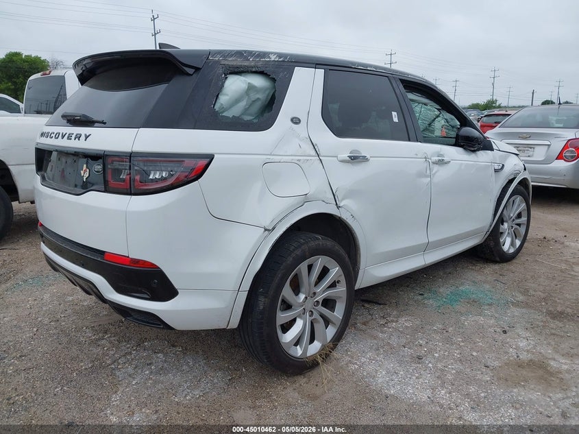 2022 Land rover Discovery sport VIN SALCL2FX9NH908341 IAAI salvage auction — ROLLOVER, Salvage (Texas), sold $3,300 on 2026-07-13 (photo 4)