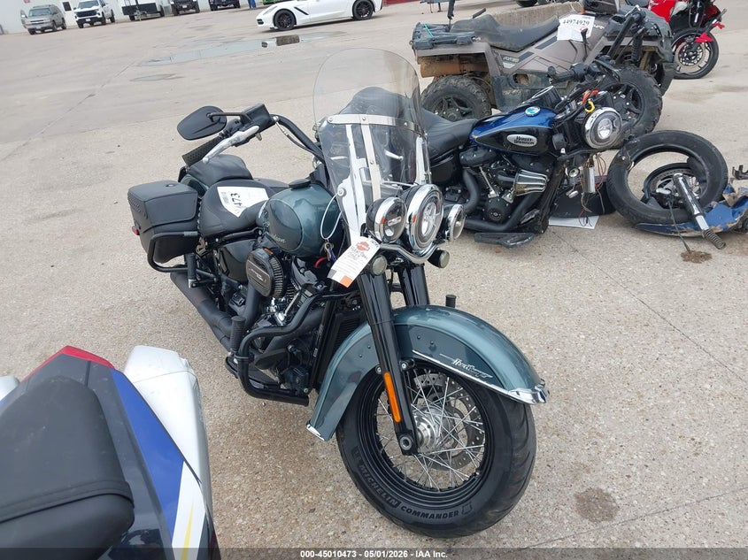 2020 Harley-davidson Softail VIN 1HD1YBK19LB021435 IAAI salvage auction — RIGHT SIDE, Clear (Oklahoma), sold $8,100 on 2026-07-08 (photo 1)