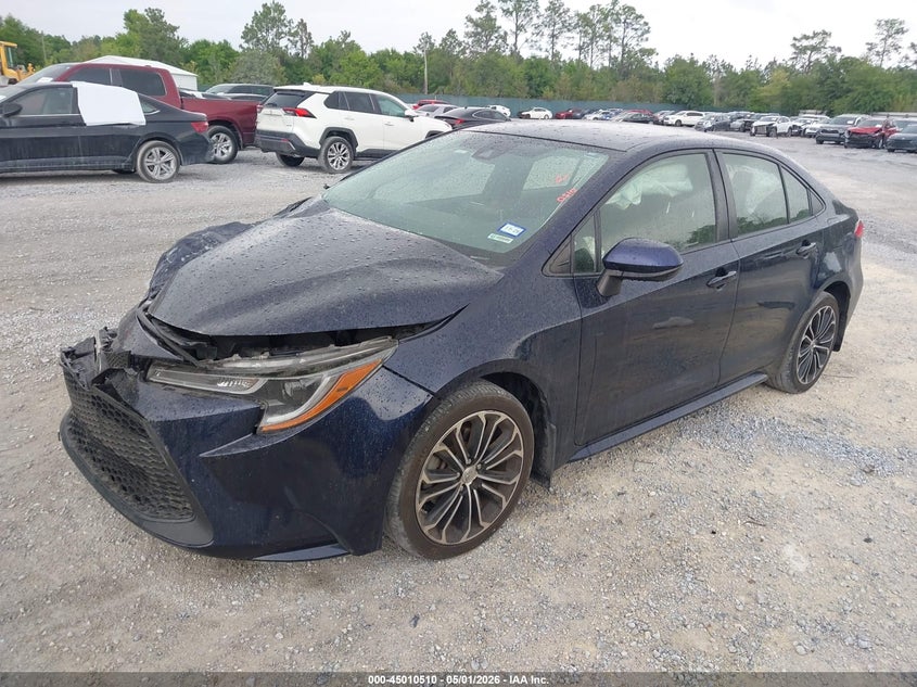 2021 Toyota Corolla VIN JTDEPMAE6MJ157230 IAAI salvage auction — RIGHT FRONT, Original (Texas), sold $3,450 on 2026-07-09 (photo 2)