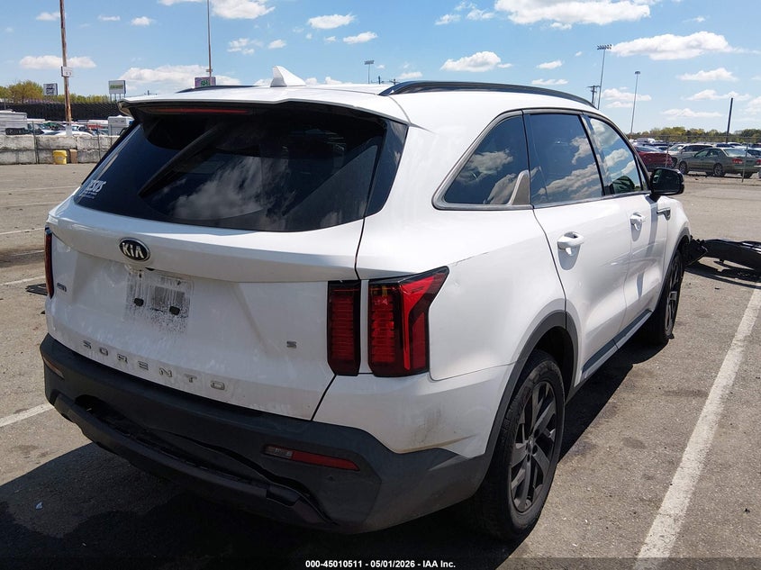 2021 Kia Sorento VIN 5XYRLDLC6MG002198 IAAI salvage auction — FRONT & REAR, Salvage (New Jersey), sold $5,100 on 2026-08-01 (photo 4)