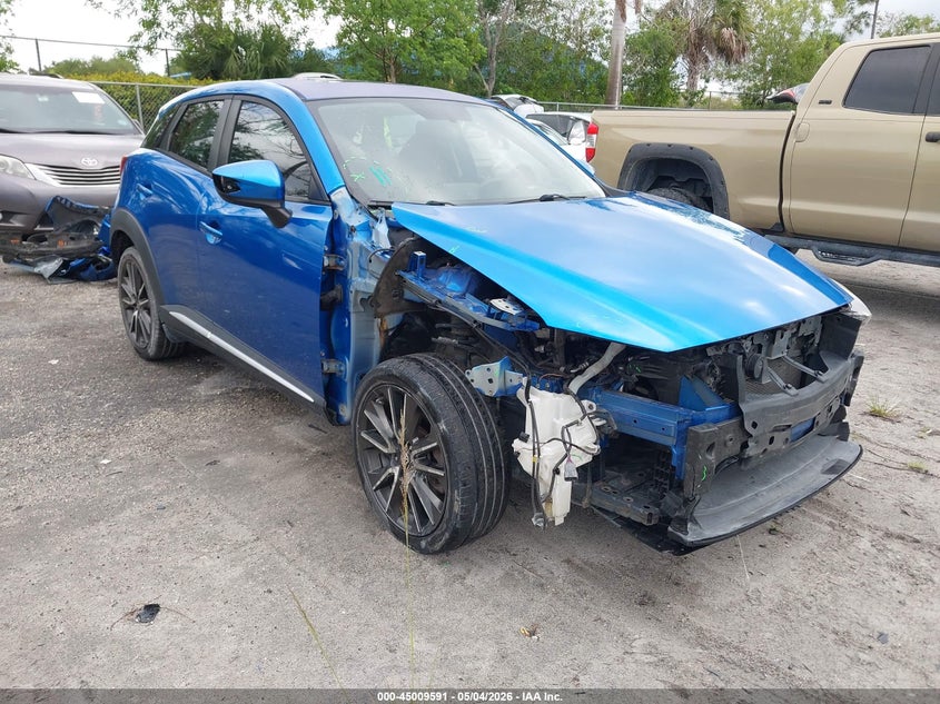 2016 Mazda Cx-3 VIN JM1DKFD73G0133514 IAAI salvage auction — FRONT END, Rebuildable (Florida), sold $3,400 on 2026-07-06 (photo 1)