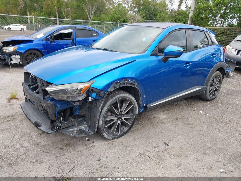 2016 Mazda Cx-3 VIN JM1DKFD73G0133514 IAAI salvage auction — FRONT END, Rebuildable (Florida), sold $3,400 on 2026-07-06 (photo 2)