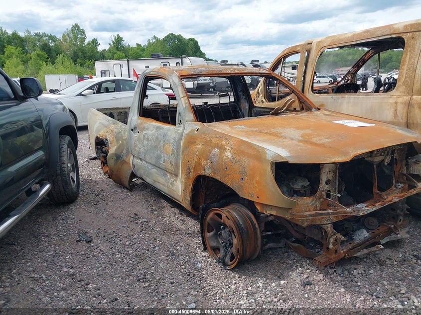 2010 Toyota Tacoma VIN 5TEPX4EN1AZ715196 IAAI salvage auction — TOTAL BURN, Non-Repairable (Tennessee), sold $100 on 2026-07-08 (photo 1)