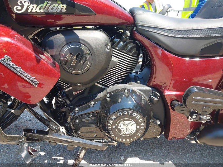 2024 Indian motorcycle co. Roadmaster VIN 56KTK9BB0R3429963 IAAI salvage auction — FRONT END, Salvage (Indiana), sold $7,600 on 2026-07-16 (photo 9)