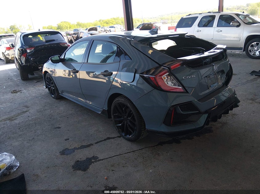2020 Honda Civic VIN SHHFK7G49LU215158 IAAI salvage auction — FRONT & REAR, Clear (Missouri), sold $4,600 on 2026-07-16 (photo 3)