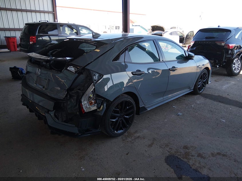 2020 Honda Civic VIN SHHFK7G49LU215158 IAAI salvage auction — FRONT & REAR, Clear (Missouri), sold $4,600 on 2026-07-16 (photo 4)